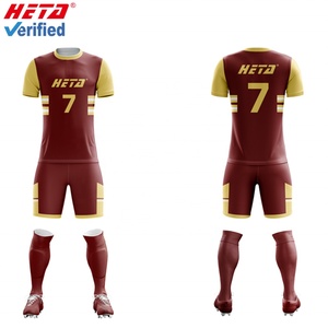 Ensemble de maillots de football personnalisés de haute qualité pour hommes, maillot de football respirant, uniforme de football, vêtements d'entraînement de football - Product Image 4