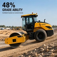 Compacteur vibrant de 12 tonnes à haute fréquence, capacité de pente de 48 % pour les travaux de terrassement