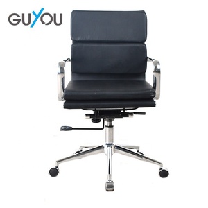 2020 new executive chair comfortable height adjustable PU ergonomic top folder swivel chair meeting - Product Image 3
