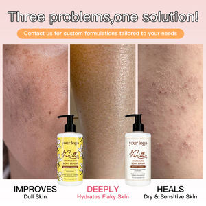 Sérum Corporel Hydratant 48 Heures à Absorption Rapide, Non Gras, Éclaircissant et Hydratant pour Peaux Sèches et Sensibles, à la Niacinamide et Vitamine C, Marque Blanche - Product Image 3