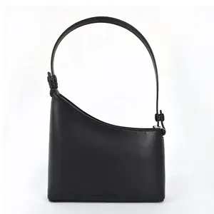2021 moda nero unico a forma di borse del progettista morbido pu telaio borse grandi semplici borse a tracolla