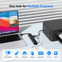 Offre Spéciale Hub USB 2.0 à 4 ports Plug & Play Extension multi-appareils haute vitesse pour PC portable en stock