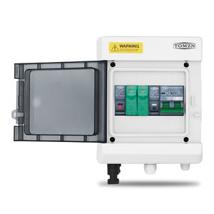 Yıldırım koruma ile TOMZN güneş fotovoltaik <span class=keywords><strong>PV</strong></span> birleştirici kutusu 6way 1 giriş 1 out DC 600V sigorta MCB SPD su geçirmez kutu IP65 - Product Image 3
