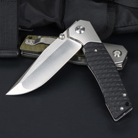 Couteau tactique EDC de haute qualité, manche G10, lame pliante en acier D2, couteau de poche pour le camping et la chasse en plein air, prise en charge OEM