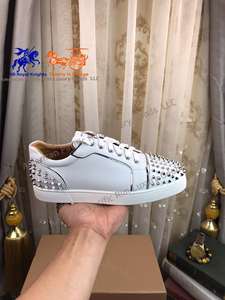 Chaussures de sport de luxe pour hommes, design chrétien, en cuir véritable de haute qualité, confortables, rétro, légères, Louboutins - Product Image 5
