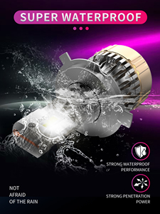 จิคู R12 หลอดไฟหน้ารถยนต์ LED H4 H7 H11 9004 9005 9012 รถยนต์ 6000K การกระจายความร้อนรุ่นอัพเกรดใหม่ - Product Image 1