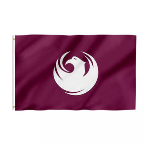 Bandera de <span class=keywords><strong>Fénix</strong></span> personalizada para exteriores, producto promocional, 48h, entrega rápida, duradero, 3x5 pies, 100% poliéster, Impresión de cualquier logotipo - Product Image 1