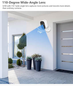 كاميرات أمنية خارجية لاسلكية تعمل بالطاقة الشمسية مع كاشف حركة وبطارية، تصميم مبتكر، 200 واط، دقة عالية، مقاومة للماء IP66، مع تقنية IR-CUT - Product Image 6