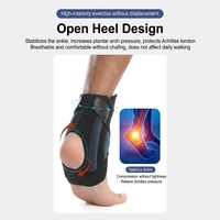 Nouvelle conception de manchon de compression pour le soulagement de la douleur au talon, soutien confortable de la cheville, attelle de nuit, attelle de cheville protectrice
