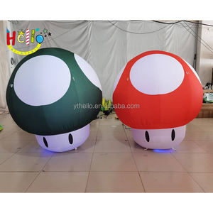 Festa di fornitura vivido colorato gigante fungo gonfiabile con luci a Led per attività a tema <span class=keywords><strong>Alice</strong></span> nel paese delle meraviglie - Product Image 4