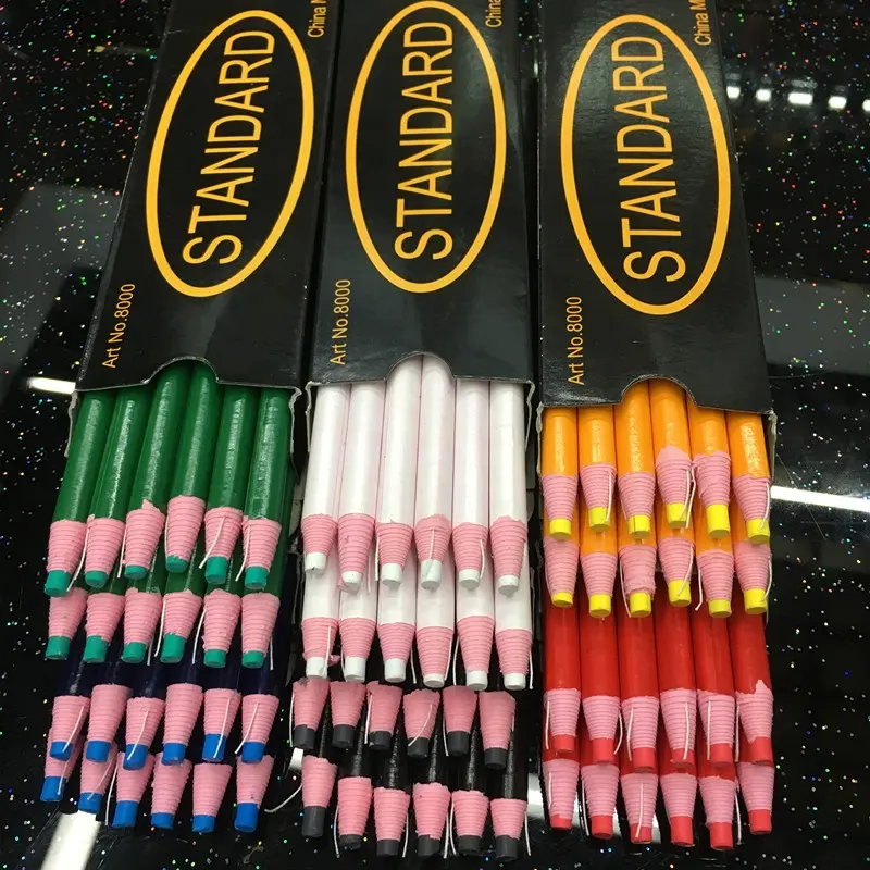 निर्माता चीन धातु सिरेमिक चमकदार सतहों पर पेंसिल ग्रीस वैक्स पेंसिल