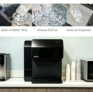 Máquina de Hielo en Cubitos con Tanque de Agua Externo, Dispensador Automático de Hielo, Hielo <span class=keywords><strong>Siempre</strong></span> Lleno, Máquina de Hielo Masticable, 30 Años de Experiencia en Venta Directa de Fábrica - Product Image 1