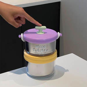 Delicate and Pretty <span class=keywords><strong>2</strong></span>タイステンレススチール食品容器フレッシュカラースープランチボックス1280ml - Product Image 5