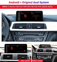 Écran IPS 10,25 pouces Android Auto Navigation GPS Radio Voiture pour BMW G20 F30 F31 F34 F35 F36 F32 F33 EVO 2018-2021