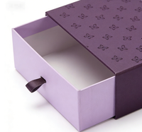 Boîte cadeau de luxe en carton coulissant avec logo personnalisé pour bijoux (collier, bague, boucles d'oreilles, bracelet) – Emballage sur mesure