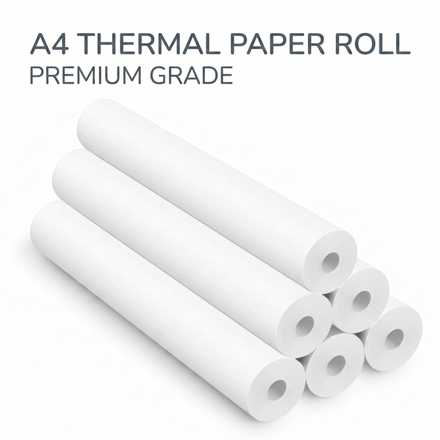 Foldable A4 US Letter Thermal Paper Roll BPA Free Quick-Dry No Ink 100/200 Sheets Portable Thermal Printer Paper