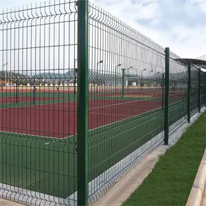 High Quality Factory Sale Cheap Garden Galvanized Fences And 3D Welded Wire Mesh Fence Panel Farm Welded Wire Mesh Panel Fencing