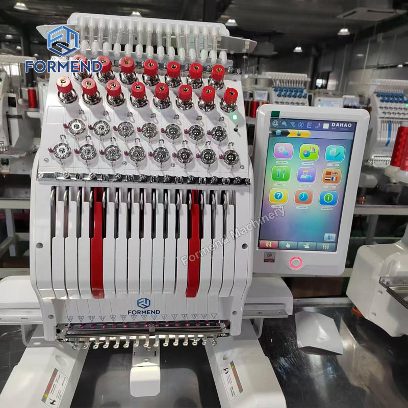 Professional Stainless Steel Computerized Intelligence Cap Embroidery Machine for Sale