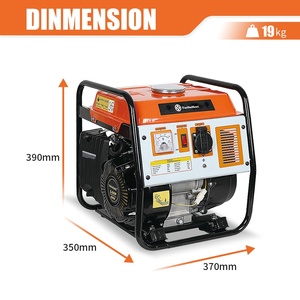 Generador de Gasolina de Frecuencia Variable TKH1500i, Generador Portátil de Gasolina con Cable de Cobre, 1.5kw/1.65kw - Product Image 3