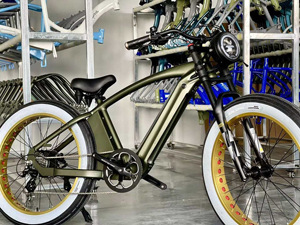 จักรยานครุยเซอร์ รุ่น Cruiser Factory 750/1000 วัตต์ ยางอ้วน 26 นิ้ว คุณภาพสูง OEM Cruiser-26 Cruiser Factory 750/1000/1500 วัตต์ - Product Image 3