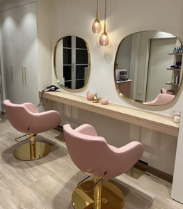 <span class=keywords><strong>Miroir</strong></span> mural <span class=keywords><strong>rond</strong></span> Décoration intérieure <span class=keywords><strong>Miroir</strong></span> <span class=keywords><strong>de</strong></span> style Station <span class=keywords><strong>de</strong></span> <span class=keywords><strong>salon</strong></span> <span class=keywords><strong>de</strong></span> beauté - Product Image 2