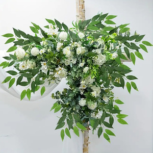 Foglie di Eucalipto e Salice Artificiali per Decorazioni Nuziali e Domestiche - Fiori Finti in Seta e Plastica per Commercio Transfrontaliero - Product Image 3