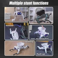 Chien robot intelligent AI, programmation, télécommande, jouet robot chien intelligent, jouet interactif pour enfants, programmation intelligente, jouet RC intelligent
