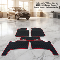 Karpet Lantai LPR Latex untuk Toyota Avanza Veloz 2012-2020 Daihatsu Xenia Aksesoris Interior Anti Air 3D Custom Fit
