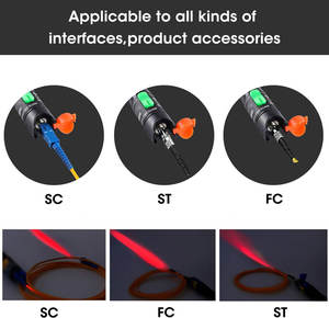 Herramienta de Luz Láser Roja Tipo Pluma de 650nm, Fuente de 5-50MW, Probador de Cables, Medidor de Potencia, Localizador Visual de Fallas de Fibra Óptica VFL FTTH - Product Image 6