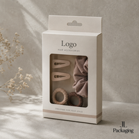 Boîtes en carton en gros pour accessoires capillaires, avec logo personnalisé imprimé, emballage pour coiffures, carton suspendu de marque avec trou de suspension