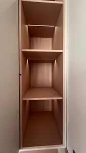 Garde-robe simple moderne panneau de particules de mélamine armoire armoire de rangement placard chambre armoires - Product Image 4