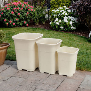 أصيص زهور بلاستيكي متين ، تصميم حديث للمنزل ، زراعة عصارة حضانة بأحجام متعددة - Product Image 5