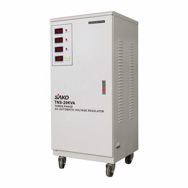 TNS 3 Phase Triphase Stabilizer De Tension 380V Output Automatic Voltage Regulator 30KVA