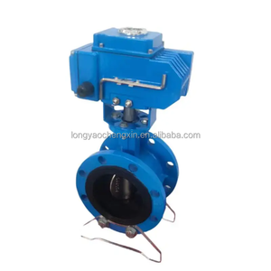 DN800 Pn16 <b>Worm</b> Gear/ Ductile Iron EPDM NBR Seat Flange Type D341X PN16 - Product Image 1