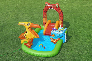 Centro de Juegos Acuáticos Inflable de PVC Personalizado de Fábrica para Niños y Piscina con Temática de Dinosaurios para Centro de Juegos Inflable - Product Image 2