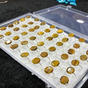 Trendy Handmade Classic Zircon Gemstone Rings Adjustable Women's Jewelry Elegant Silver Plated Claw Setting Tear Drop for Gifts - Product Image 3