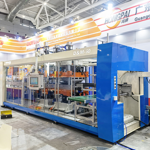 Tự động ba trạm thực phẩm dùng một lần container máy làm nhanh nhựa PP chân không hình thành máy hộp thức ăn nhanh - Product Image 3