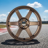 Rines Cóncavos de 17-22 Pulgadas 5x114.3 5x120 Compatibles con RAYS TE37, Aptos para: M3 E39 E46 E92 M4 M5 E34 Mustang S550