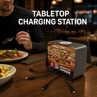 Station de recharge Y2Power EMO pour café, restaurant, hôtel, commerce de détail, distributeur automatique, station de recharge de bureau