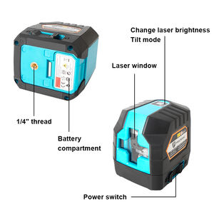 Mini strumenti di misurazione del livello Laser portatile nuova Mini tasca a 2 linee livello Laser verde all'aperto - Product Image 2