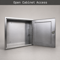 Pabrik Penjualan Berbagai Macam Digunakan Stainless Steel 304 Fire Hose Reel Kabinet Kabinet Kabinet Selang Api 201 Stainless Steel