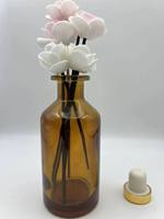 Parfum personnalisé 80ml 100ml 120ml 150ml Flacon diffuseur d'anche de luxe Nouveau design Boîte ronde blanche à bouchon à vis pour diffuseur de parfum aromatique