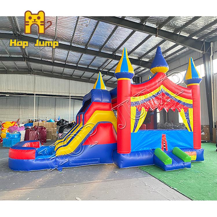 Комбинированный надувной дом