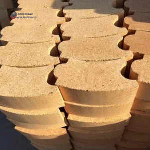 Lửa không đều alumina tròn <span class=keywords><strong>firebrick</strong></span> tùy chỉnh gạch chịu lửa tròn - Product Image 2