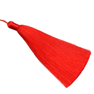 Wholesale Cheap Price Multicolor Tassel Car Pendant Rayon Cheongsam Tassels Fringe Silk Earrings Tassel