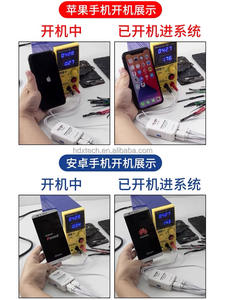 HODAXIN Câble d'alimentation CC pour réparation de téléphone portable pour <span class=keywords><strong>iPhone</strong></span> 8 13 14 Plus 15 Pro Max - Product Image 5