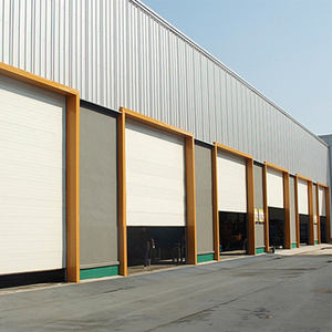 Conteneur de <span class=keywords><strong>garage</strong></span> en acier volets roulants bon marché auto-entreposage simple enroulable extérieur sécurité métal manuel obturateur de feu portes - Product Image 4