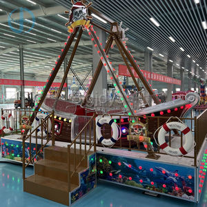 Barco Pirata Pequeño de 10 Asientos para Niños y Adultos, Divertido Atracción de Entretenimiento al Aire Libre - Product Image 5