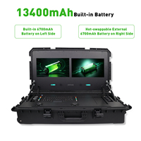 Laptop Industrial de 15.6 Pulgadas para Estación de Control Terrestre, Batería de 13400mAh, I9-13900H, RTX3070M, Joystick Doble, OEM, ODM