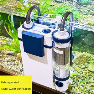 YBF-500 sunsun Aquarium Lọc treo trên Fish Tank <span class=keywords><strong>Canister</strong></span> lọc bên ngoài cá chất thải Collector - Product Image 2